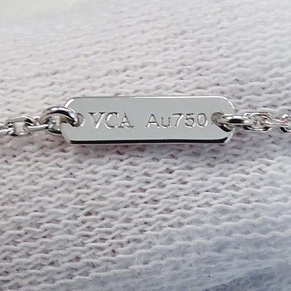 Van Cleef & Arpels ヴァンクリーフ＆アーペル ヴィンテージアルハンブラ ネックレス 750WG ダイヤモンド レディース 磨き済み【中古】