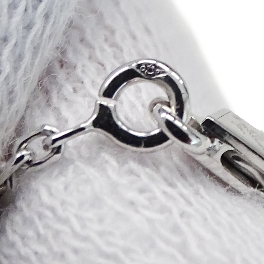 Van Cleef & Arpels ヴァンクリーフ＆アーペル ヴィンテージアルハンブラ ネックレス 750WG ダイヤモンド レディース 磨き済み【中古】