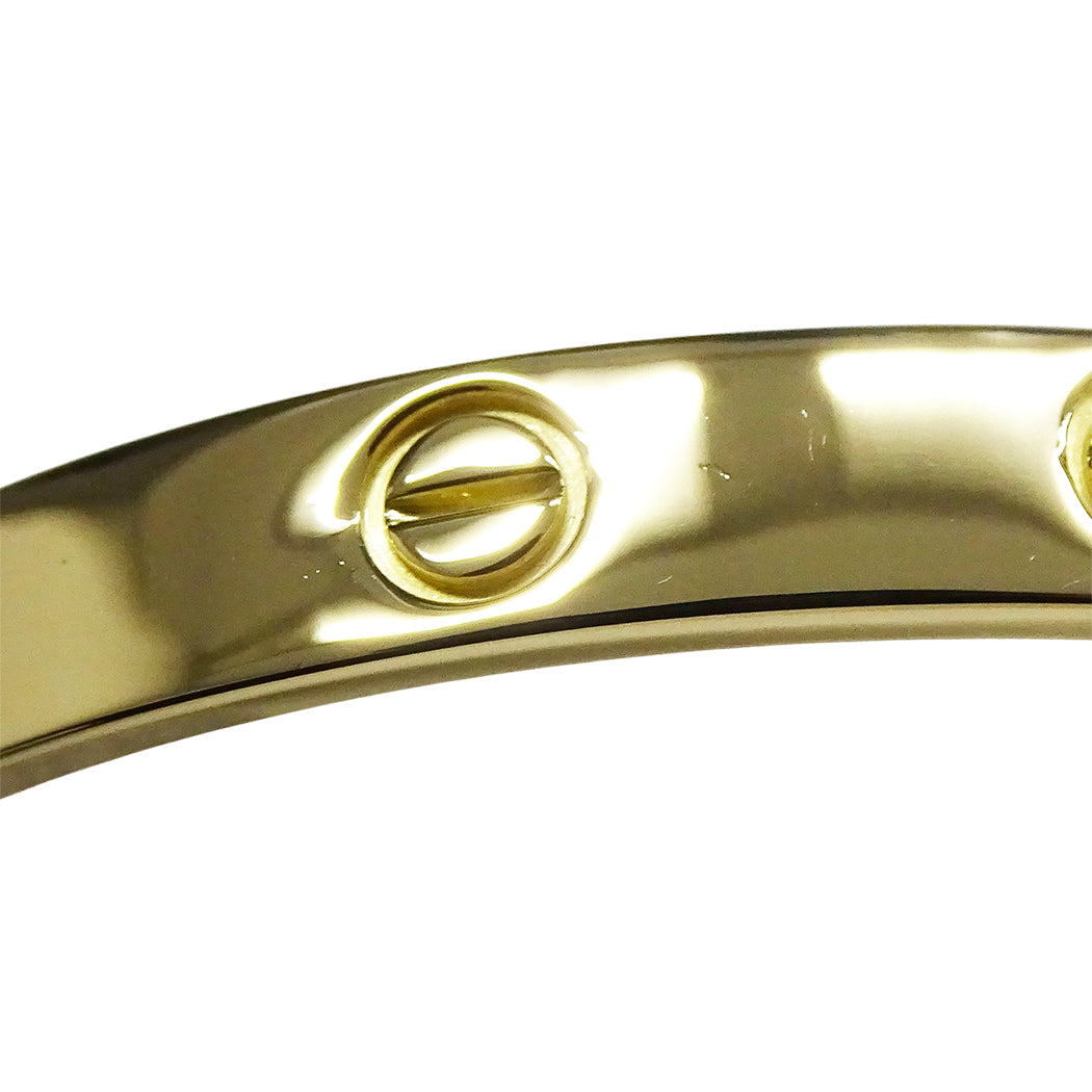 Cartier カルティエ ラブブレス LOVE バングル 750YG #16 レディース メンズ 磨き済み【中古】