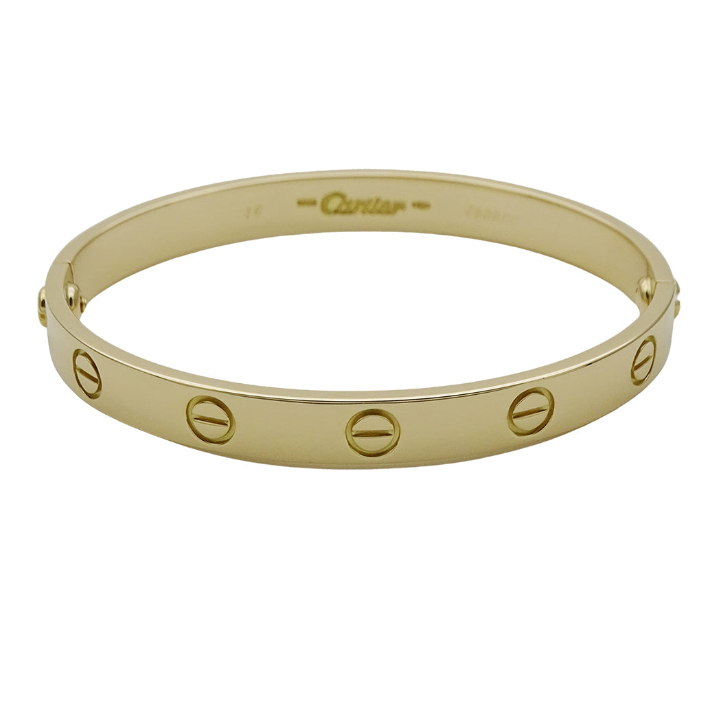 Cartier カルティエ ラブブレス LOVE バングル 750YG #16 レディース メンズ 磨き済み【中古】