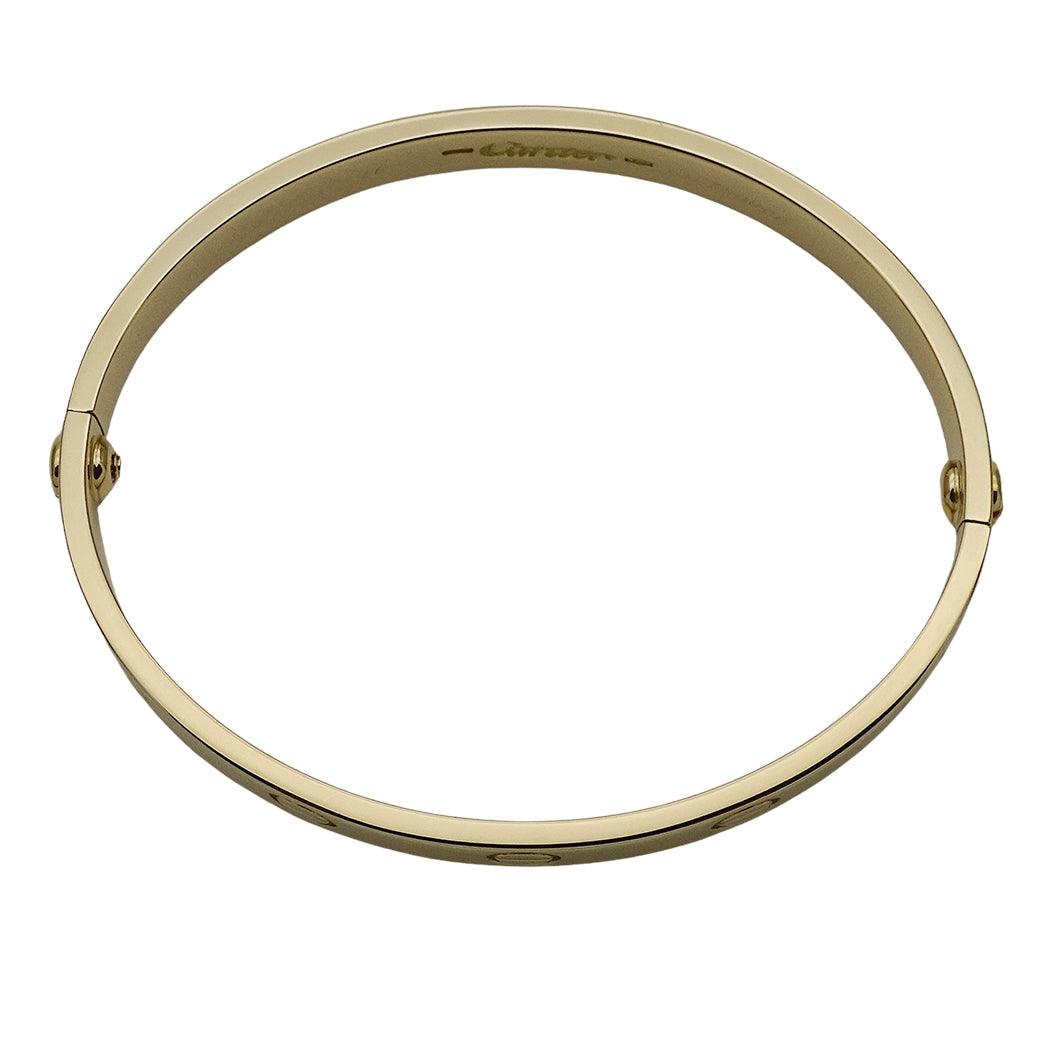 Cartier カルティエ ラブブレス LOVE バングル 750YG #16 レディース メンズ 磨き済み【中古】