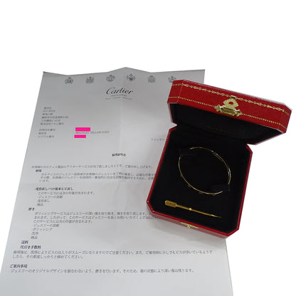 Cartier カルティエ ラブブレス LOVE バングル 750YG #16 レディース メンズ 磨き済み【中古】