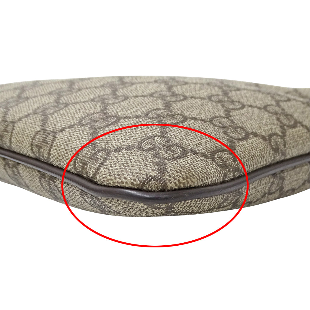 GUCCI グッチ ショルダーバッグ ベージュ ブラウン 201538 GGプラス レディース メンズ 【中古】