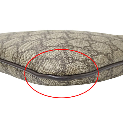 GUCCI グッチ ショルダーバッグ ベージュ ブラウン 201538 GGプラス レディース メンズ 【中古】