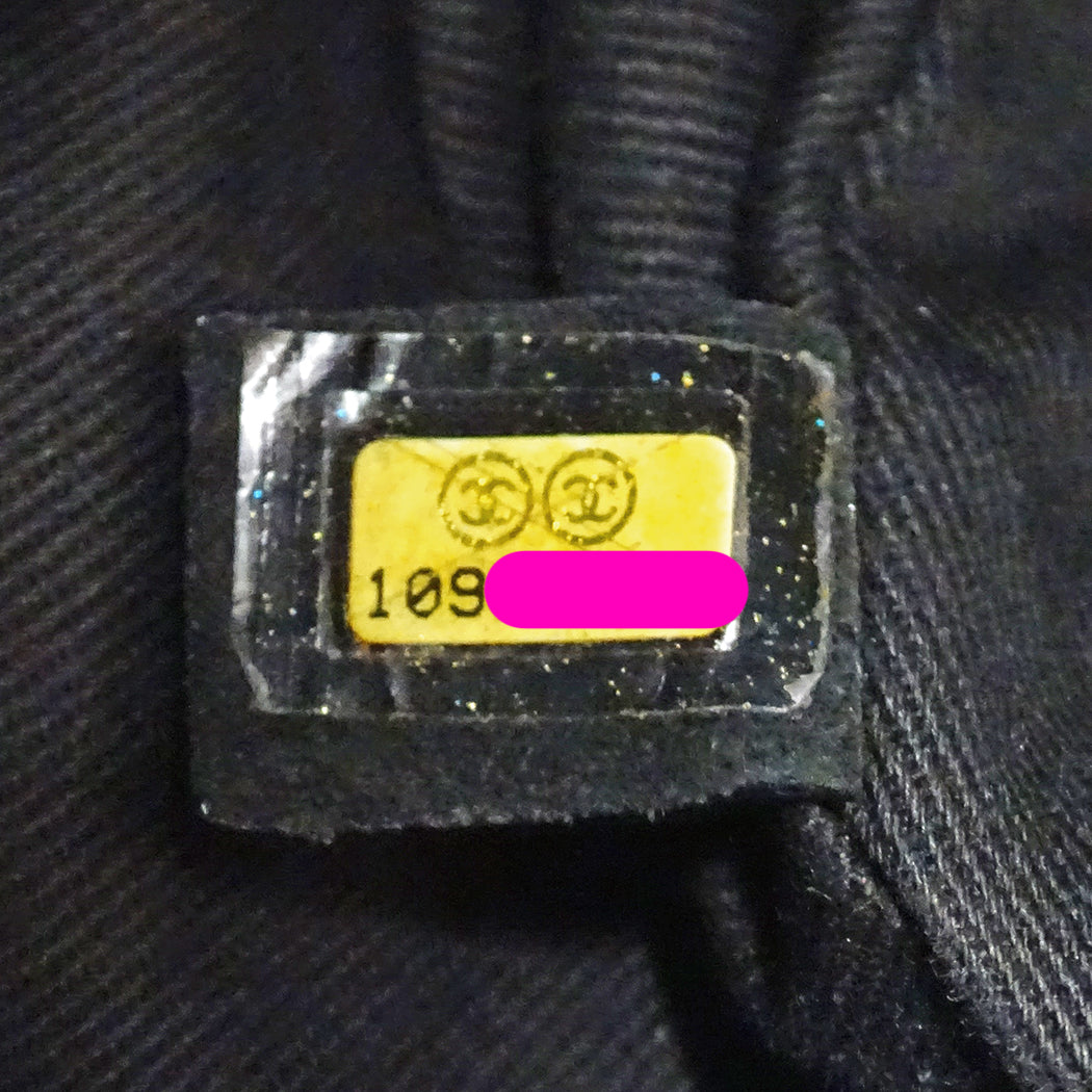 CHANEL シャネル ハンドバッグ ワイルドステッチ ブラック シルバー金具 レザー レディース 【中古】