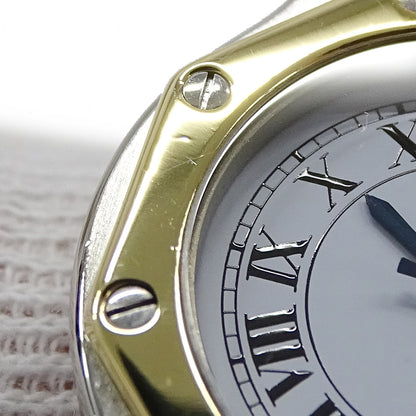Cartier カルティエ サントス オクタゴン レディース 腕時計 自動巻き AT SS YG 磨き済み【中古】
