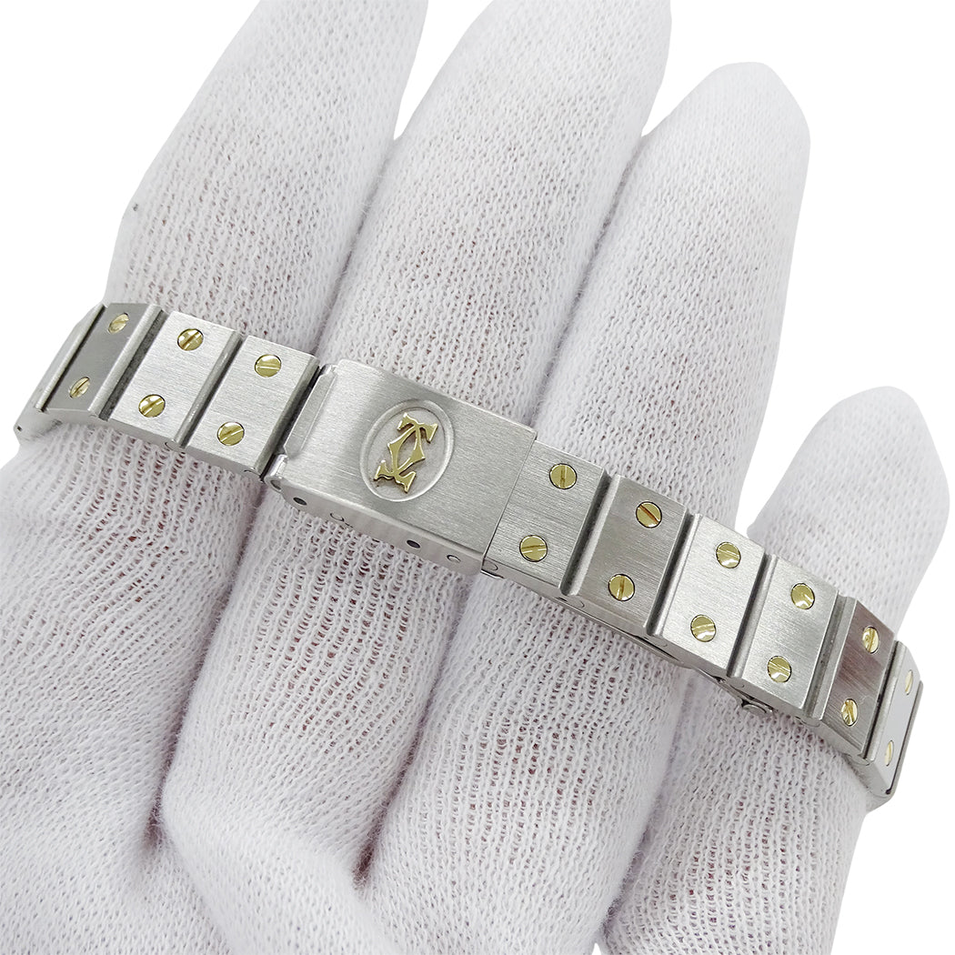 Cartier カルティエ サントス オクタゴン レディース 腕時計 自動巻き AT SS YG 磨き済み【中古】