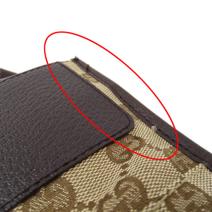 GUCCI グッチ ショルダーバッグ ベージュ ブラウン 27639 GGキャンバス レディース 【中古】