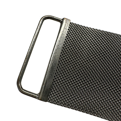 CHANEL シャネル クリスタル ココマーク メッシュベルト ベルト シルバー グレー ラインストーン レディース 【中古】
