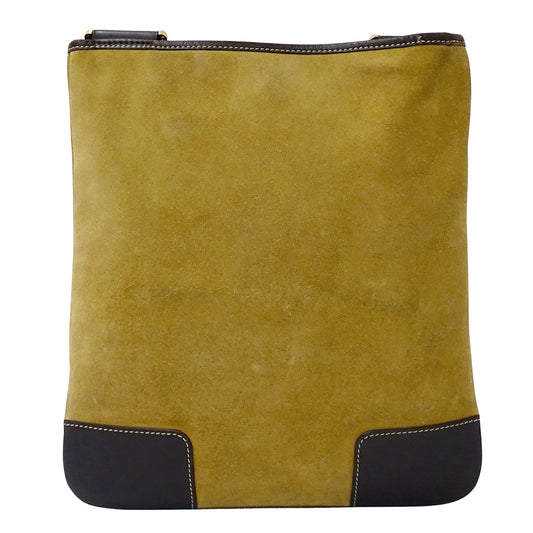 LOEWE ロエベ ショルダーバッグ ベージュ スエード レディース 【中古】