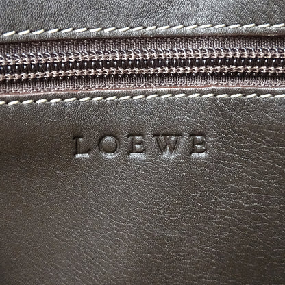 LOEWE ロエベ ショルダーバッグ ベージュ スエード レディース 【中古】
