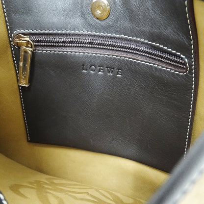 LOEWE ロエベ ショルダーバッグ ベージュ スエード レディース 【中古】