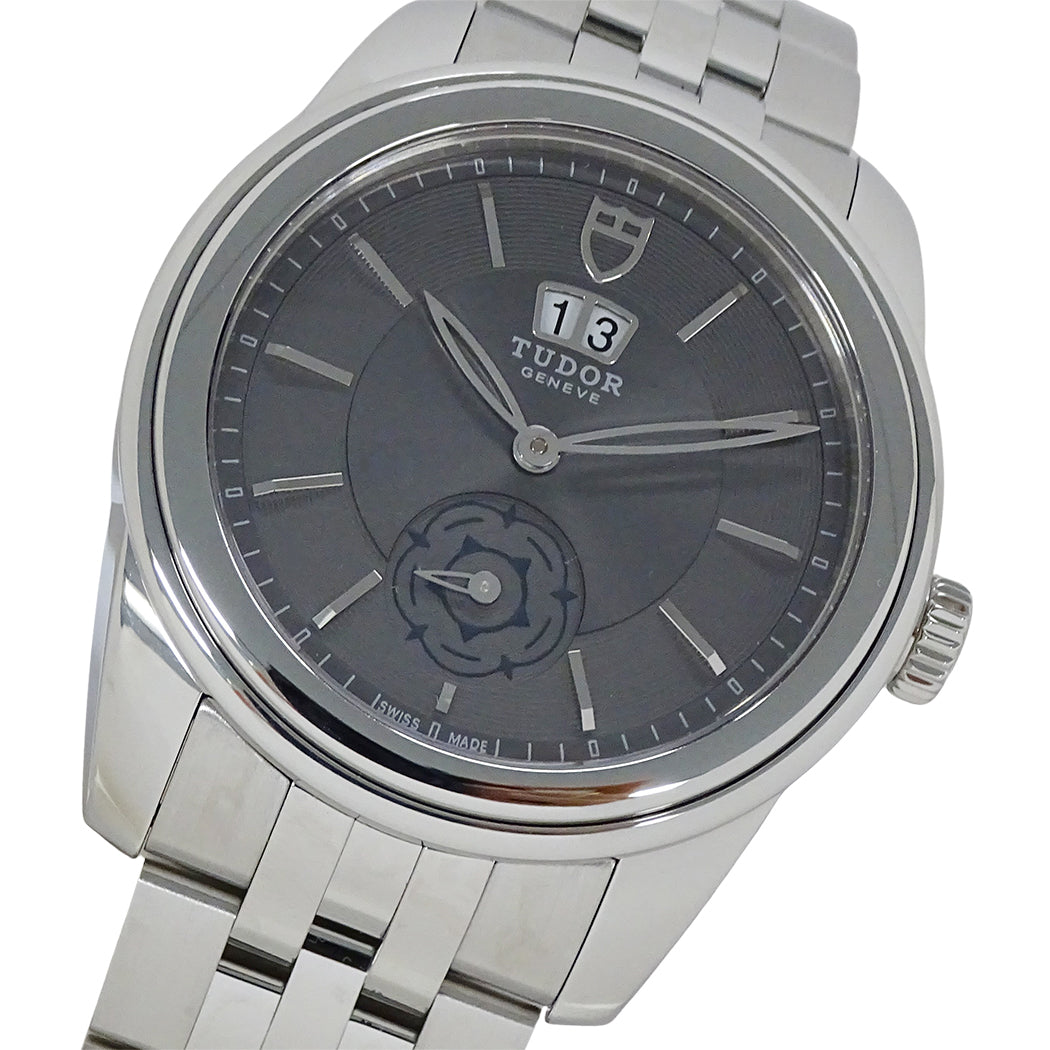 TUDOR チューダー グラマー ダブルデイト 57000 メンズ 腕時計 自動巻き AT ステンレス 磨き済み【中古】