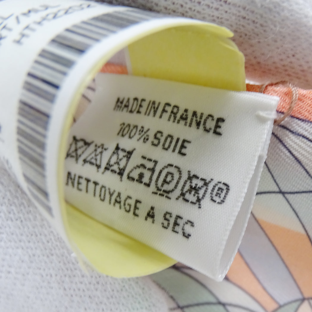 HERMES エルメス ツイリー Les Folies du Ciel 大空の狂気 スカーフ マルチ 061722S 14 シルク レディース 【中古】