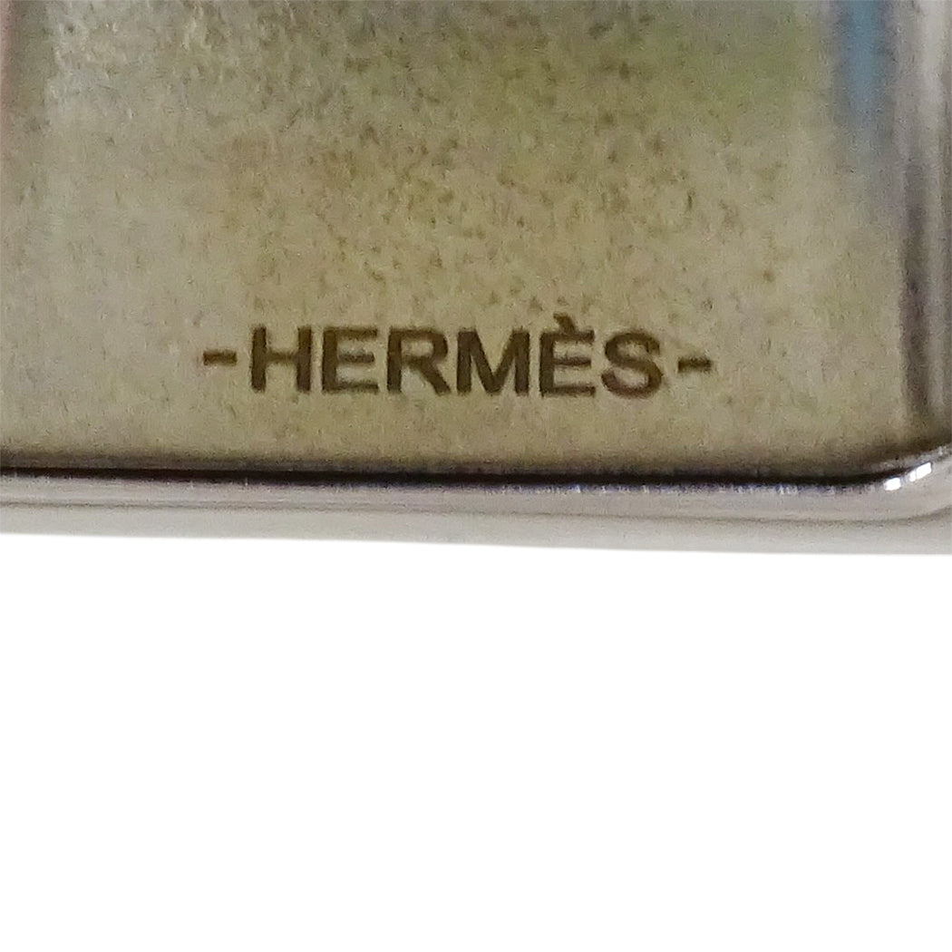 HERMES エルメス コリエ ド シアン キューブ スカーフリング シルバー ゴールド レディース 【中古】