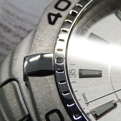 TAG Heuer タグホイヤー アクアレーサー WAF1112 BA0801 メンズ 腕時計 デイト クオーツ QZ 磨き済み【中古】