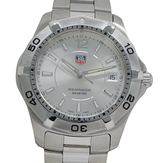 TAG Heuer タグホイヤー アクアレーサー WAF1112 BA0801 メンズ 腕時計 デイト クオーツ QZ 磨き済み【中古】