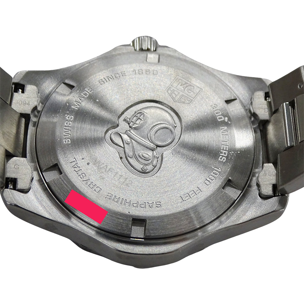 TAG Heuer タグホイヤー アクアレーサー WAF1112 BA0801 メンズ 腕時計 デイト クオーツ QZ 磨き済み【中古】
