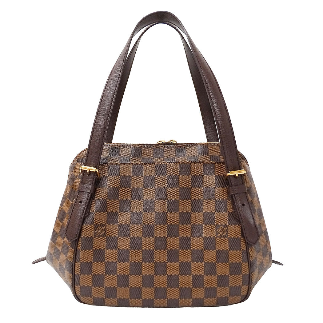 LOUIS VUITTON ルイ・ヴィトン べレムMM ハンドバッグ ブラウン N51174 ダミエキャンバス レディース 【中古】