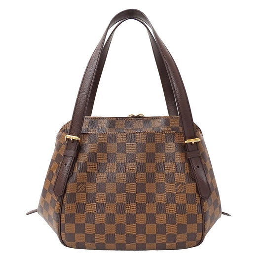 LOUIS VUITTON ルイ・ヴィトン べレムMM ハンドバッグ ブラウン N51174 ダミエキャンバス レディース 【中古】