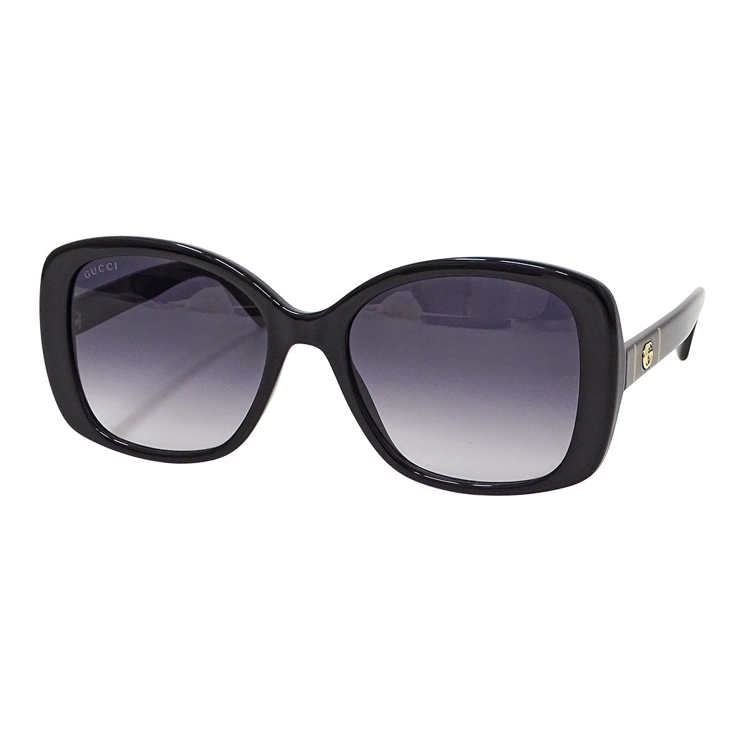 GUCCI グッチ サングラス ブラック GG0762S レディース メンズ 【中古】