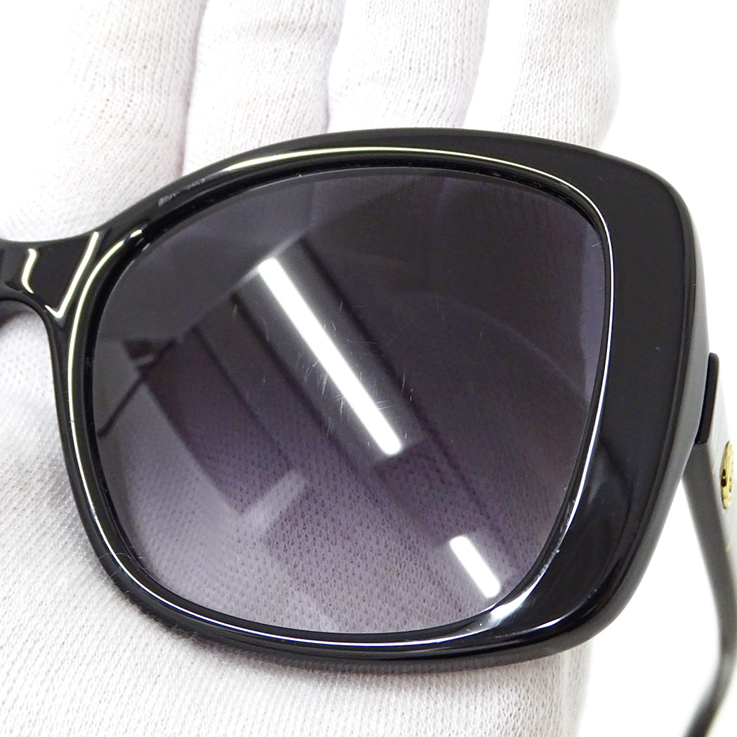 GUCCI グッチ サングラス ブラック GG0762S レディース メンズ 【中古】