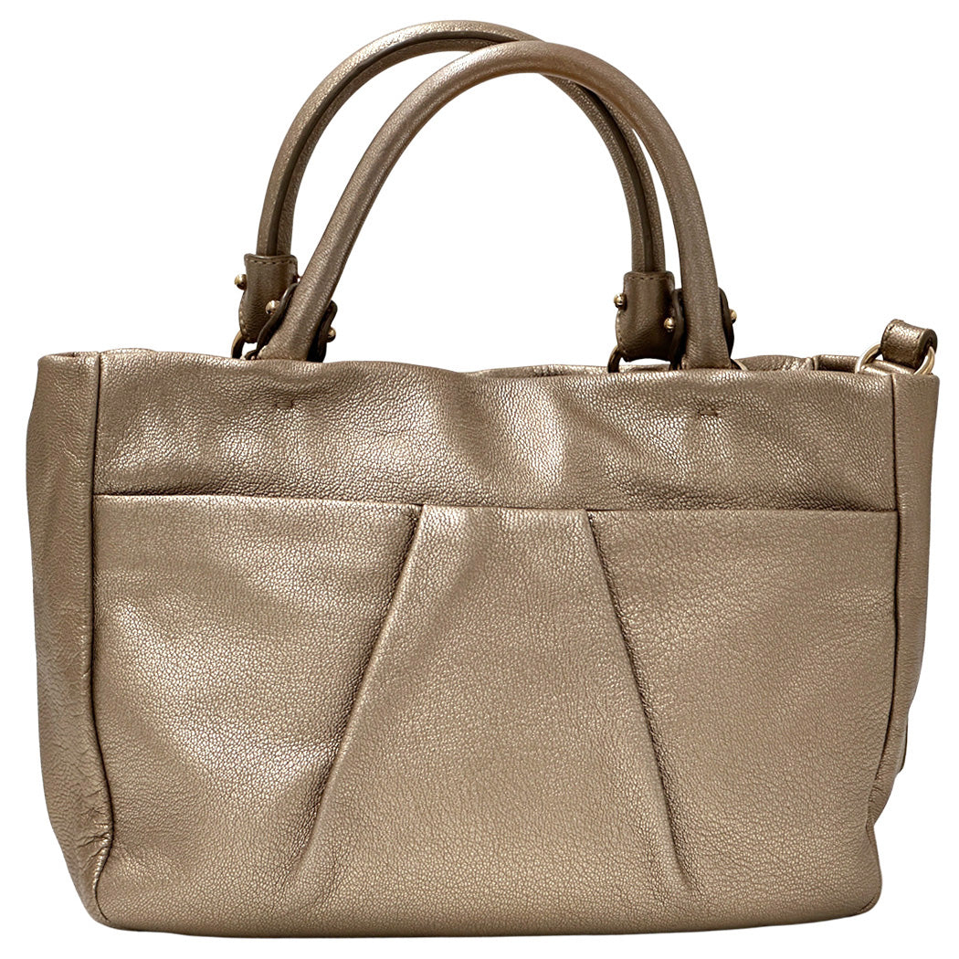 Ferragamo フェラガモ 2wayバッグ ヴァラ ゴールド レザー レディース 【中古】