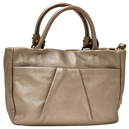 Ferragamo フェラガモ 2wayバッグ ヴァラ ゴールド レザー レディース 【中古】