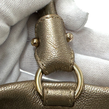 Ferragamo フェラガモ 2wayバッグ ヴァラ ゴールド レザー レディース 【中古】