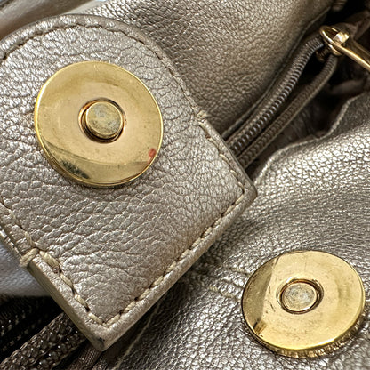 Ferragamo フェラガモ 2wayバッグ ヴァラ ゴールド レザー レディース 【中古】