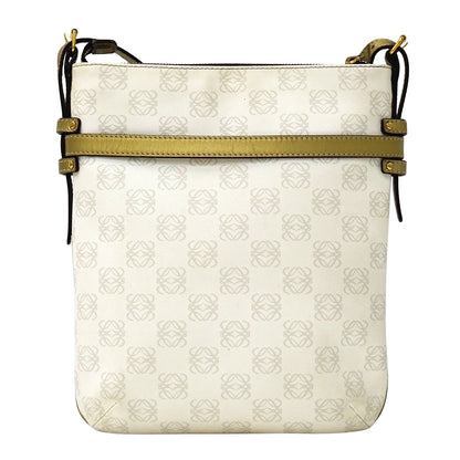 LOEWE ロエベ ショルダーバッグ ホワイト ゴールド PVC レディース 【中古】