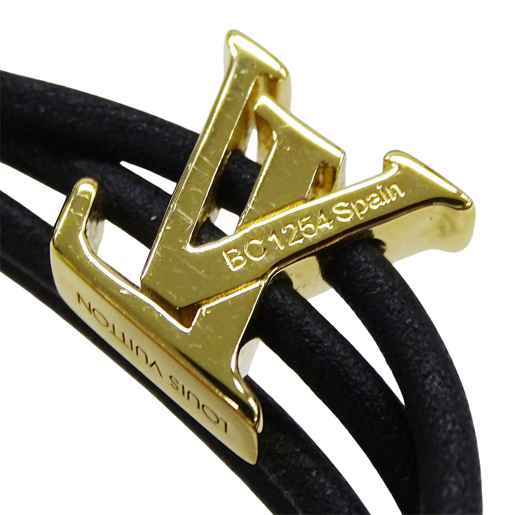 LOUIS VUITTON ルイ・ヴィトン ブレスレット･LV ブルーム ブレスレット メタル ノワール レディース M8142Z 【中古】