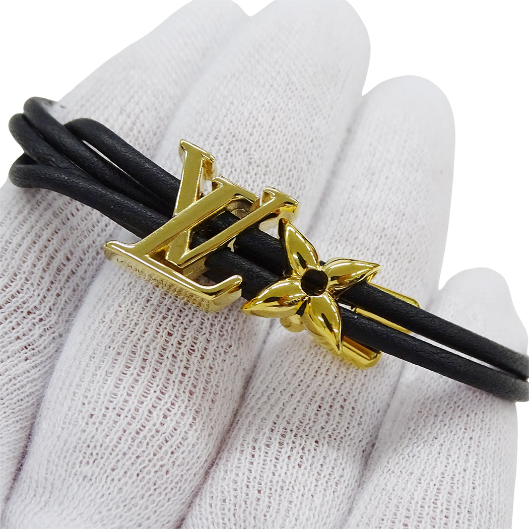 LOUIS VUITTON ルイ・ヴィトン ブレスレット･LV ブルーム ブレスレット メタル ノワール レディース M8142Z 【中古】