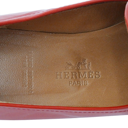 HERMES エルメス ローファー コンスタンス レッド ゴールド金具 レザー レディース 【中古】