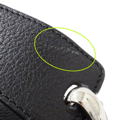 LOEWE ロエベ ショルダーバッグ ブラック レザー レディース 【中古】