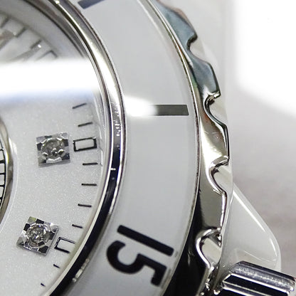 CHANEL シャネル J12 H1628 レディース 腕時計 クオーツ QZ ステンレス ホワイトセラミック ダイヤモンド 【中古】