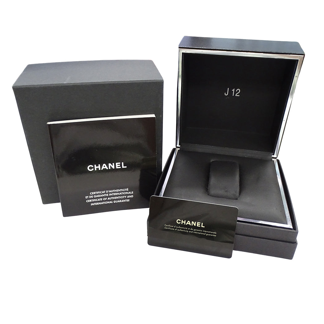 CHANEL シャネル J12 H1628 レディース 腕時計 クオーツ QZ ステンレス ホワイトセラミック ダイヤモンド 【中古】