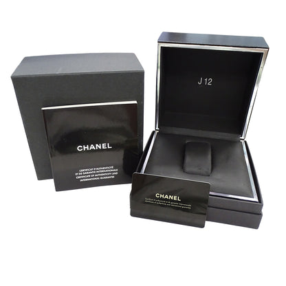 CHANEL シャネル J12 H1628 レディース 腕時計 クオーツ QZ ステンレス ホワイトセラミック ダイヤモンド 【中古】
