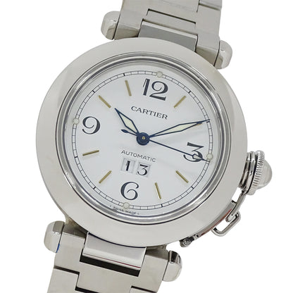 Cartier カルティエ パシャC ビッグデイト W31044M7 ボーイズ 腕時計 自動巻き AT ステンレス 磨き済み 【中古】