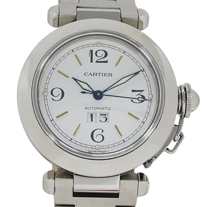Cartier カルティエ パシャC ビッグデイト W31044M7 ボーイズ 腕時計 自動巻き AT ステンレス 磨き済み 【中古】