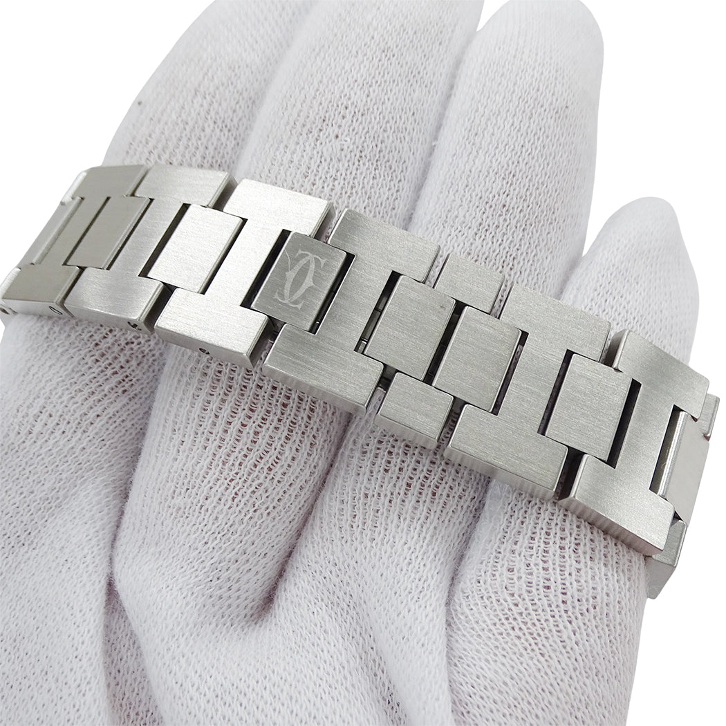 Cartier カルティエ パシャC ビッグデイト W31044M7 ボーイズ 腕時計 自動巻き AT ステンレス 磨き済み 【中古】