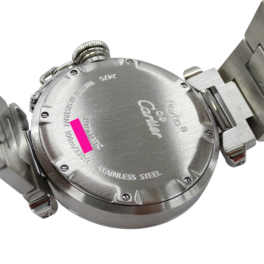Cartier カルティエ パシャC ビッグデイト W31044M7 ボーイズ 腕時計 自動巻き AT ステンレス 磨き済み 【中古】