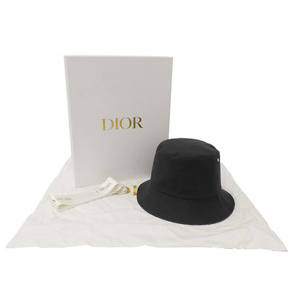 Dior ディオール Teddy-D リバーシブル スモールブリム ボブハット トロッター ブラック 95TDD923A130 ポリエステル レディース 【中古】
