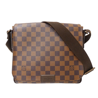LOUIS VUITTON ルイ・ヴィトン ディストリクトPM ショルダーバッグ ダミエ ブラウン N41213 ダミエキャンバス レディース メンズ 【中古】