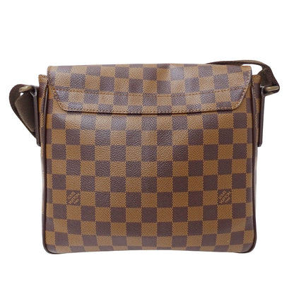 LOUIS VUITTON ルイ・ヴィトン ディストリクトPM ショルダーバッグ ダミエ ブラウン N41213 ダミエキャンバス レディース メンズ 【中古】