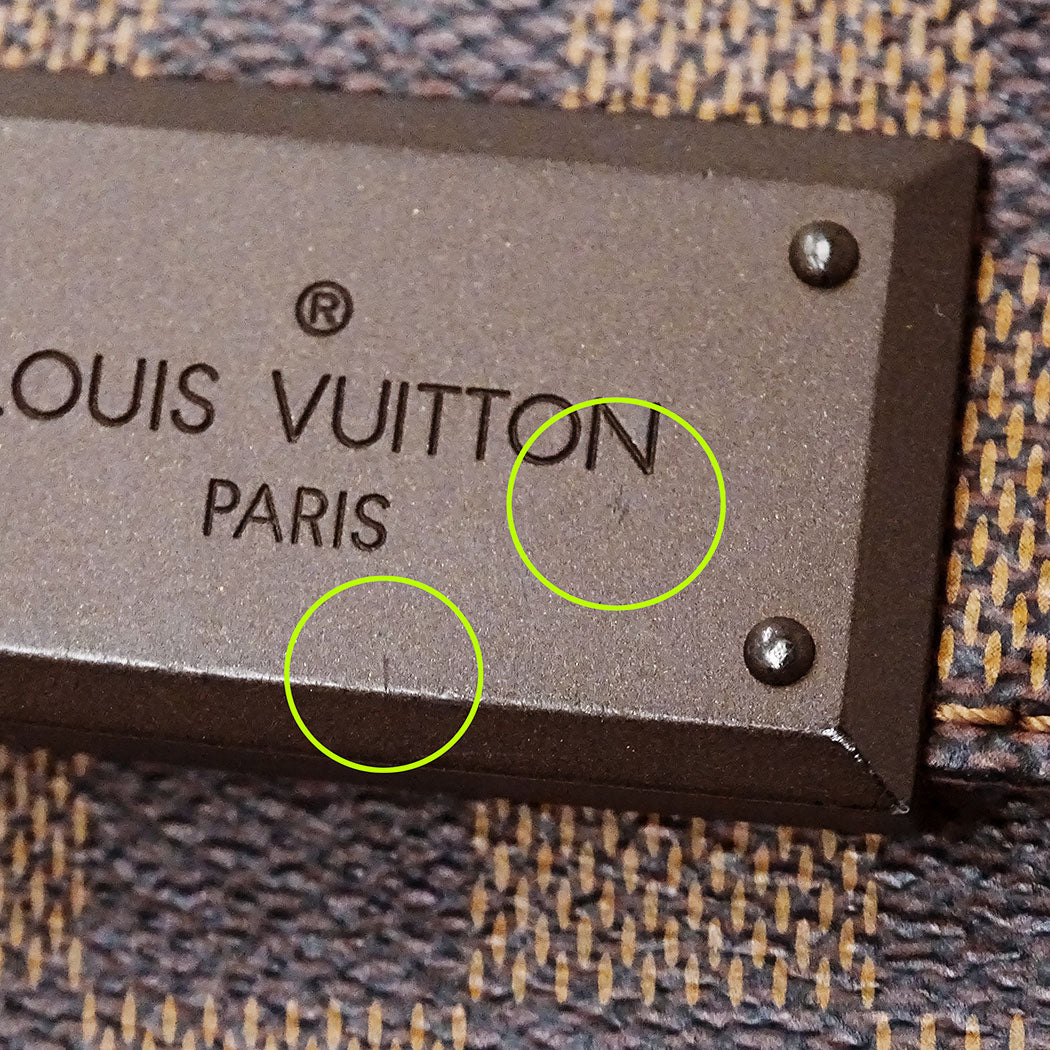 LOUIS VUITTON ルイ・ヴィトン ディストリクトPM ショルダーバッグ ダミエ ブラウン N41213 ダミエキャンバス レディース メンズ 【中古】