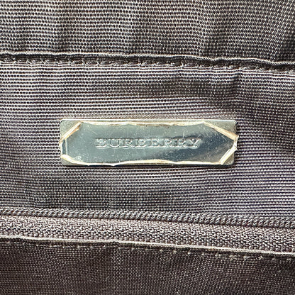 BURBERRY バーバリー トートバッグ ブラウン ベージュ キャンバス レディース 【中古】