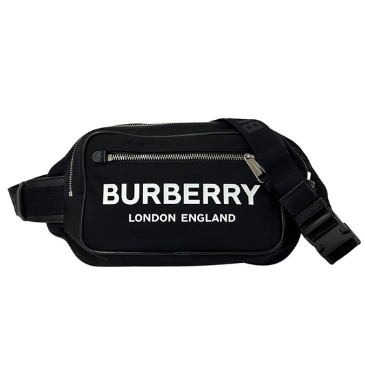 BURBERRY バーバリー ボディ・ウエストバッグ ブラック ナイロン レディース メンズ 【中古】