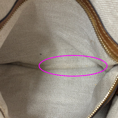 GUCCI グッチ ショルダーバッグ マラケシュ ブラウン ゴールド金具 257026 GGキャンバス レディース 【中古】