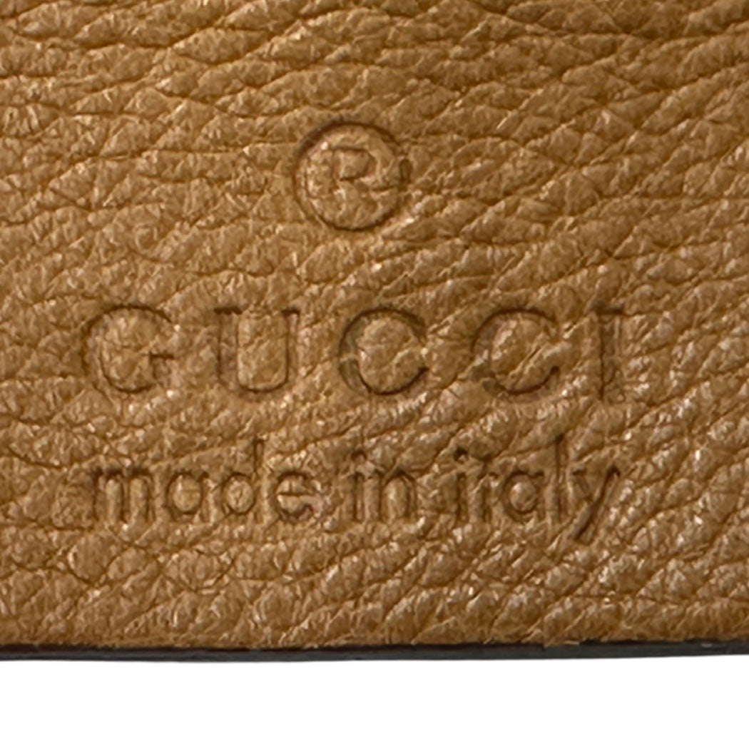 GUCCI グッチ ショルダーバッグ マラケシュ ブラウン ゴールド金具 257026 GGキャンバス レディース 【中古】
